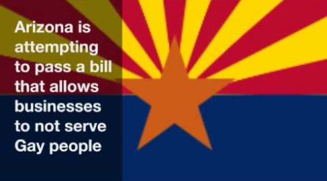 Arizona is attempting to pass a bill that allows businesses to not serve Gay people