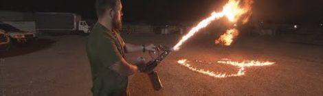 VIDEO: Arizona business man says his flamethrowers are better than Elon Musks