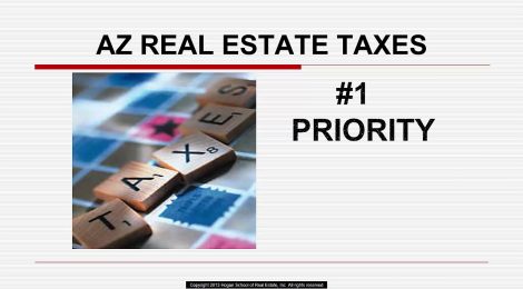AZ Real Estate Taxes Arizona Real Estate License Exam Prep