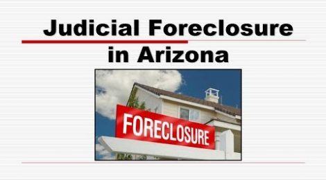 Judicial Foreclosure in Arizona Real Estate License Exam Prep
